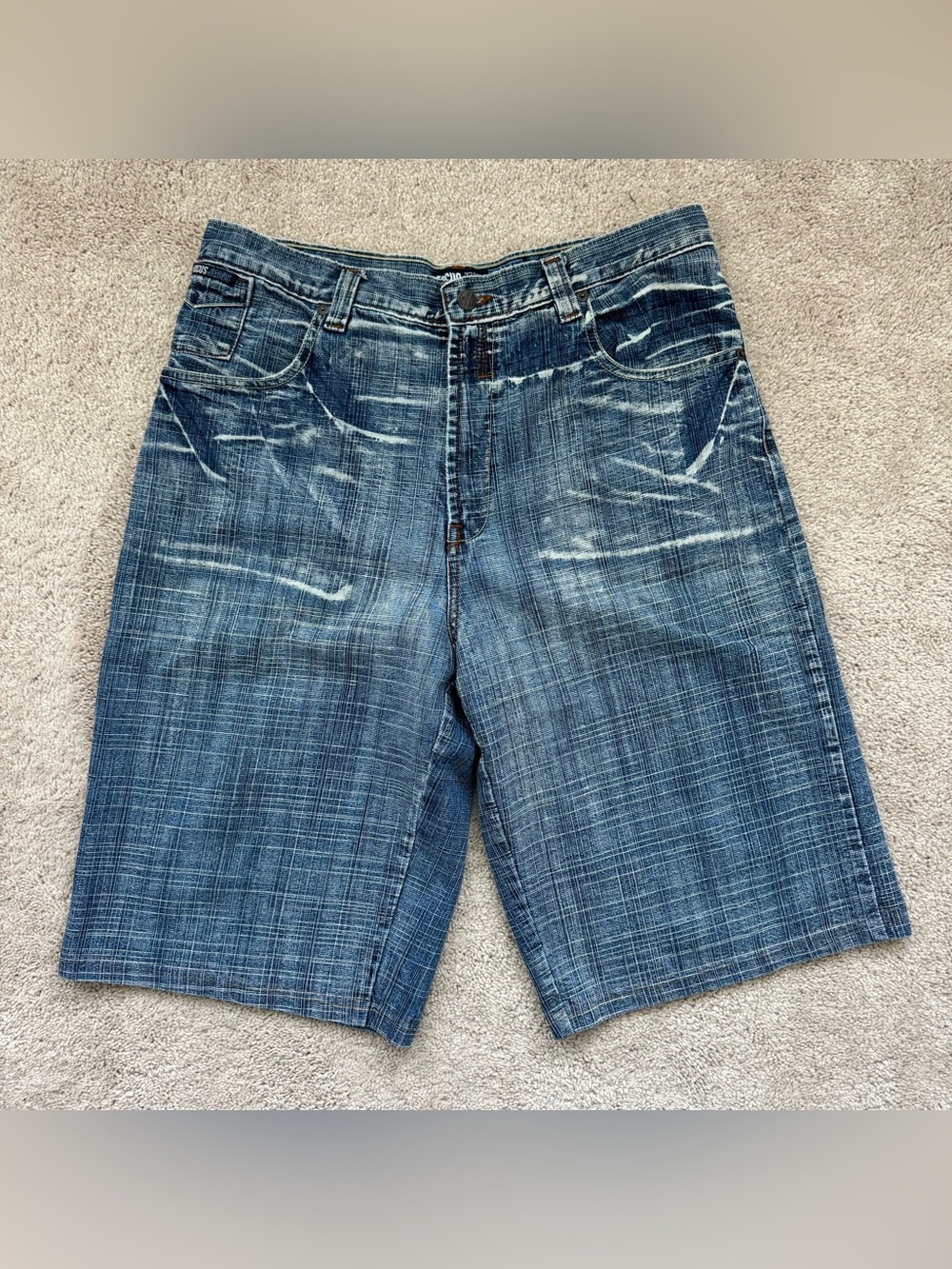 Vintage Focus Jeans Denim Shorts Men Size 34